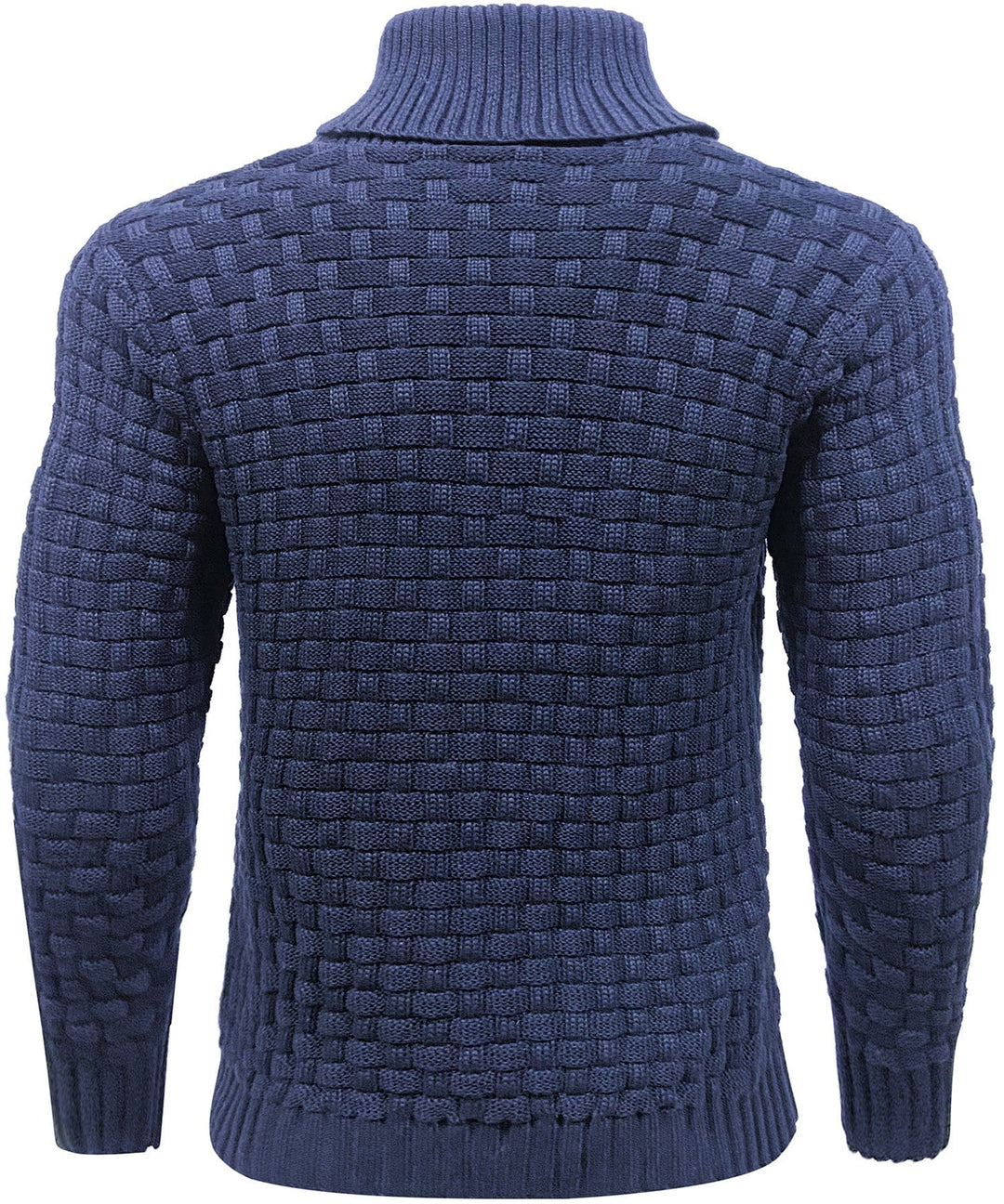 Callum | Men’s Textured Button-Collar Knit Pullover