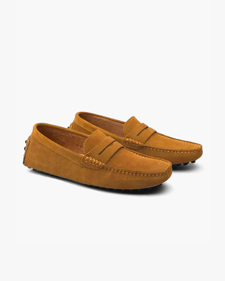 Lorenzo | Men’s Suede-Look Slip-On Loafers