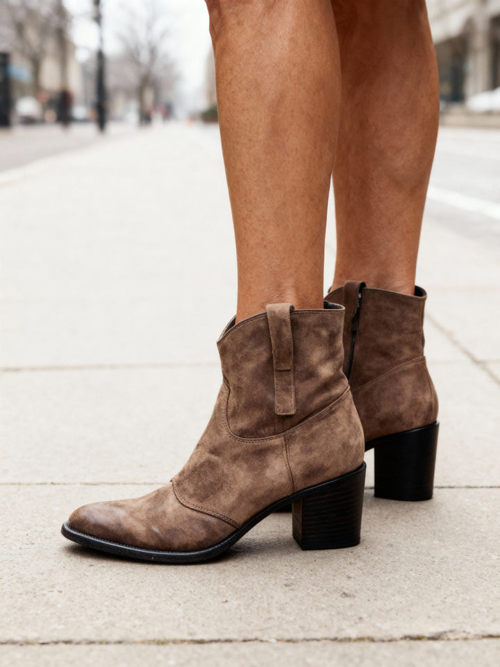 DELIA | COMFORT WIDE-HEEL BOOTS
