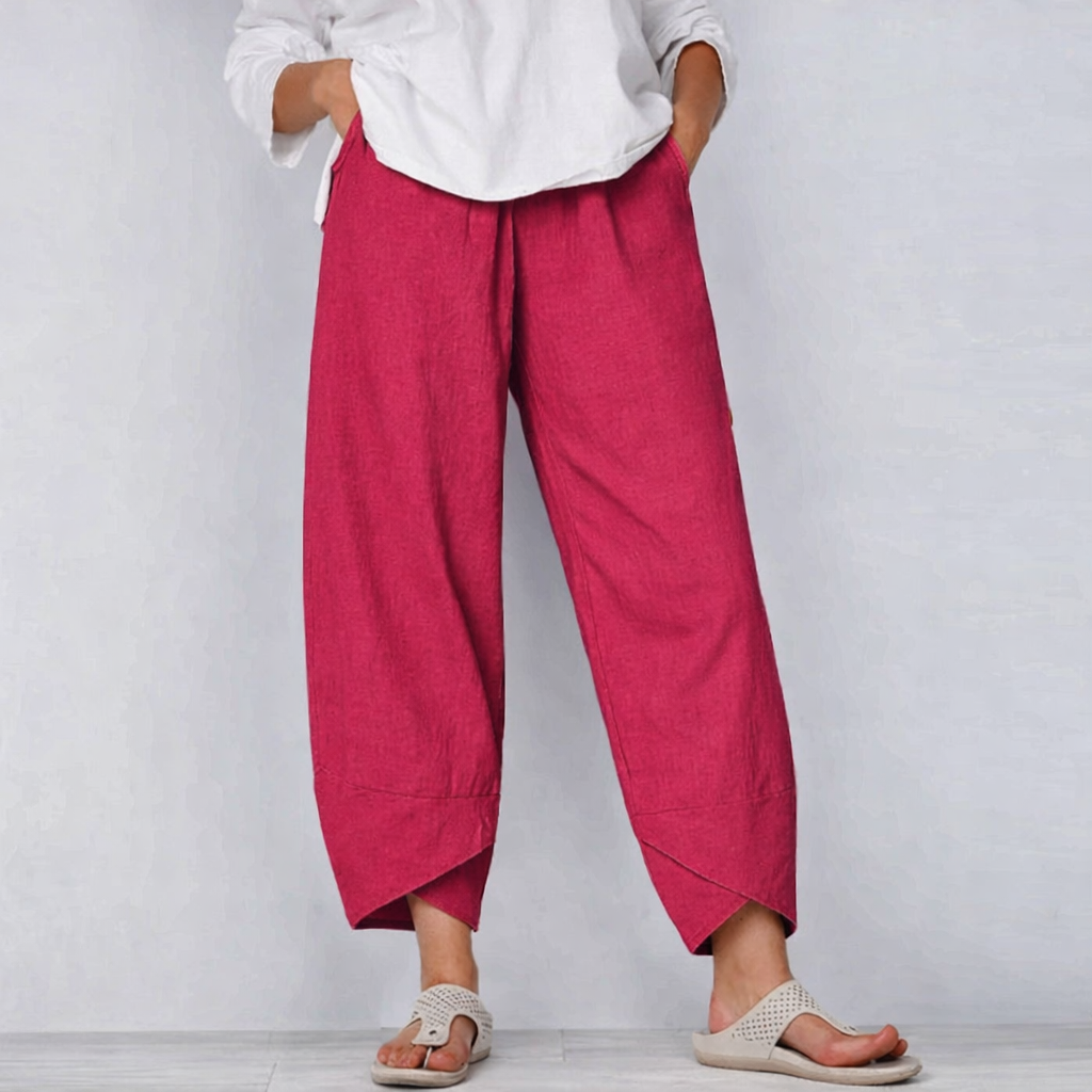 Elodie | Relaxed Cropped Summer Trousers