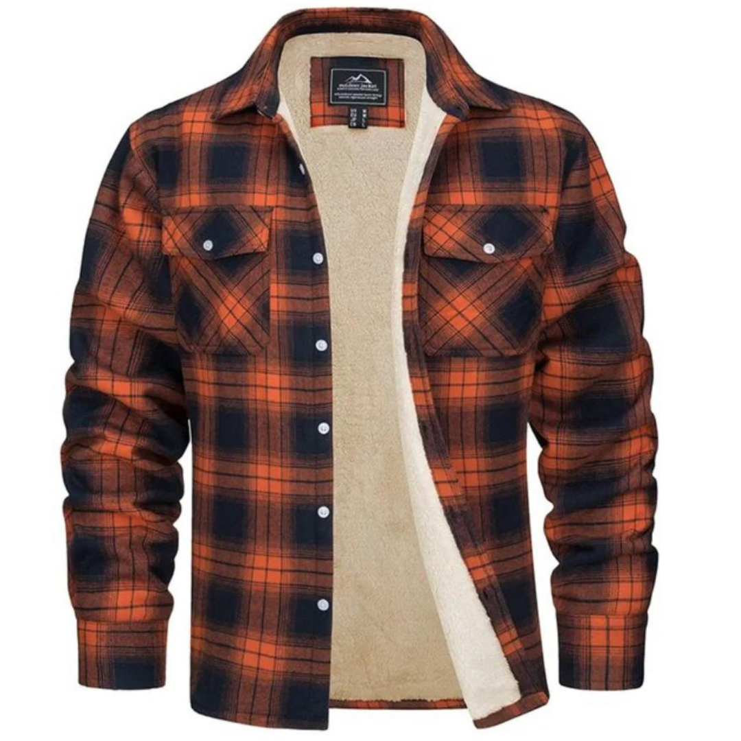 Ethan | Check Fleece-Lined Jacket