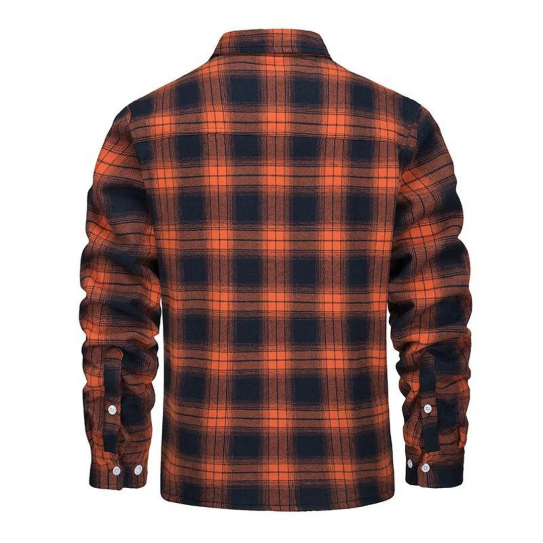 Ethan | Check Fleece-Lined Jacket