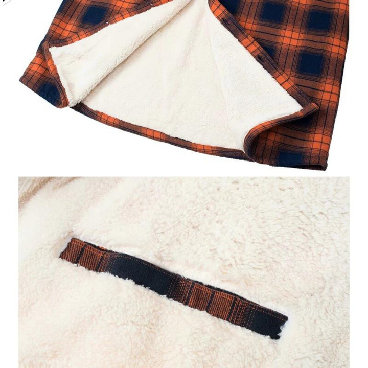 Ethan | Check Fleece-Lined Jacket