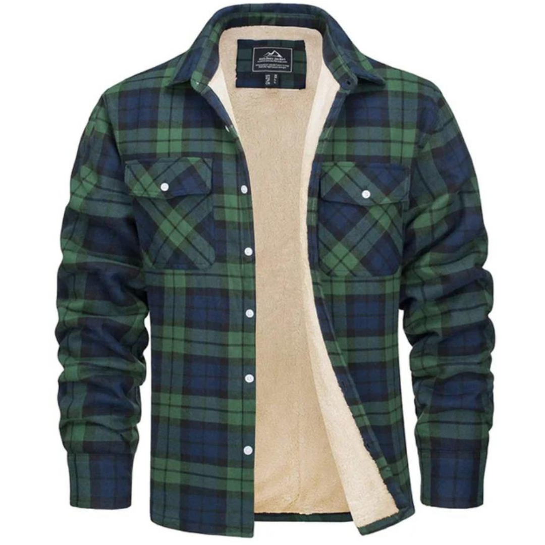 Ethan | Check Fleece-Lined Jacket