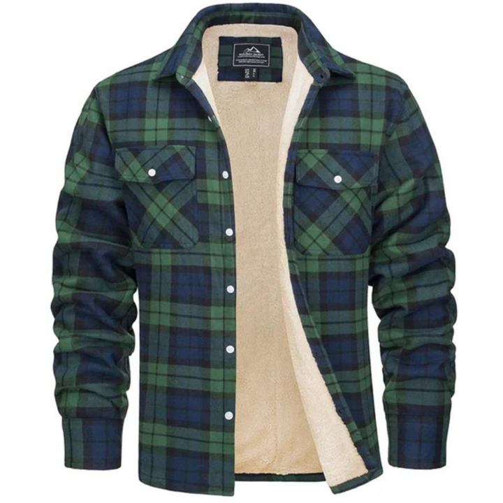 Ethan | Check Fleece-Lined Jacket