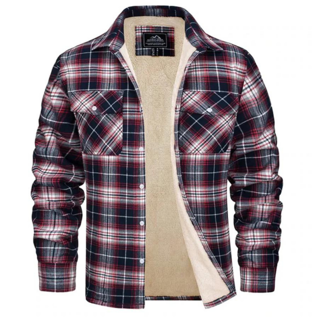Ethan | Check Fleece-Lined Jacket