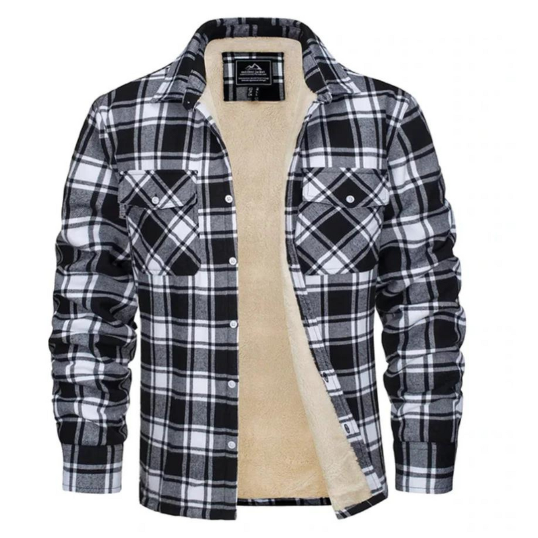 Ethan | Check Fleece-Lined Jacket