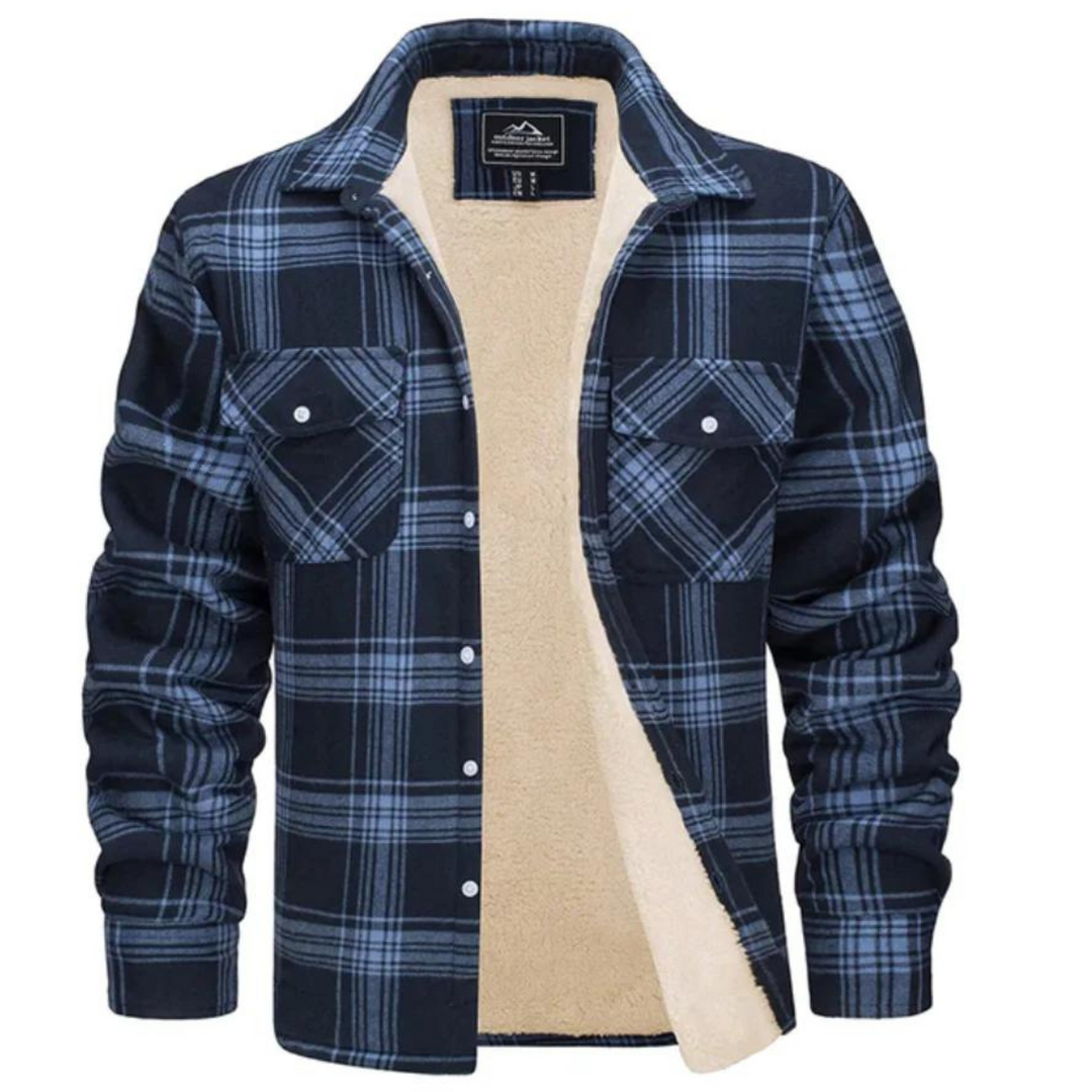 Ethan | Check Fleece-Lined Jacket