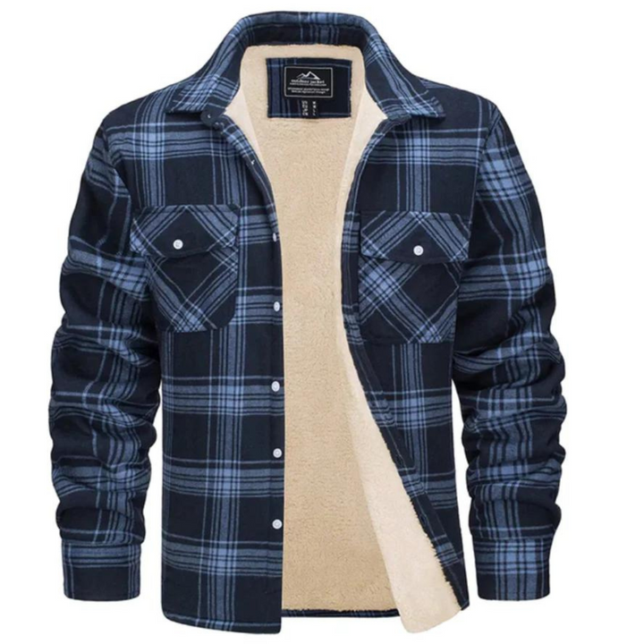 Ethan | Check Fleece-Lined Jacket