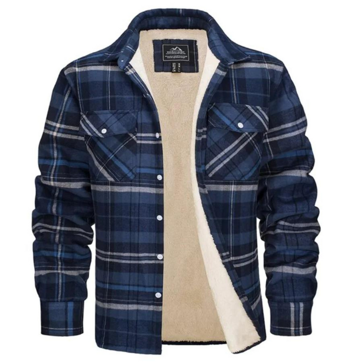 Ethan | Check Fleece-Lined Jacket