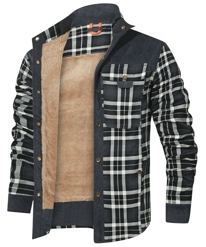 Wanderer | Men’s Checked Flannel-Lined Jacket