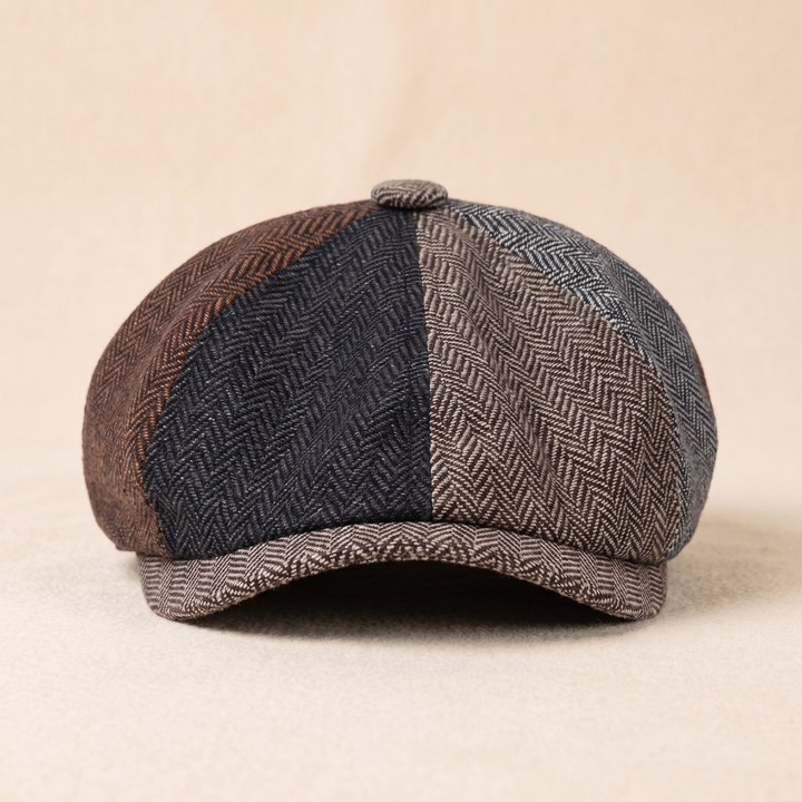 Bramwell | Men's Herringbone Flat Cap