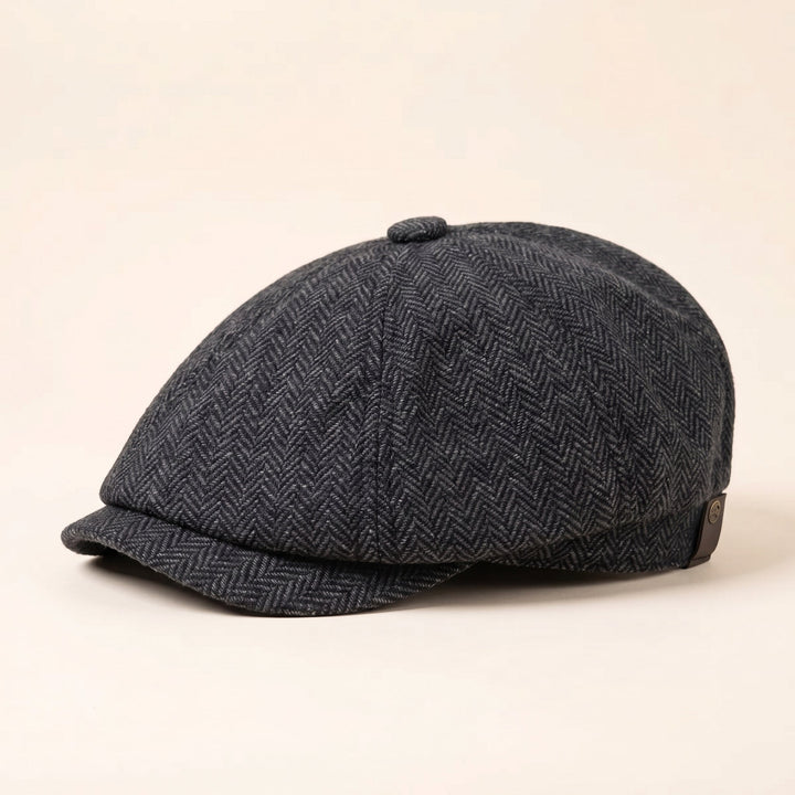 Bramwell | Men's Herringbone Flat Cap