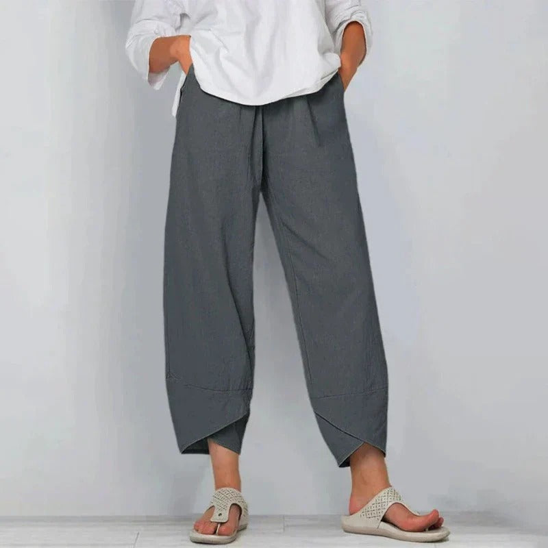 Elodie | Relaxed Cropped Summer Trousers