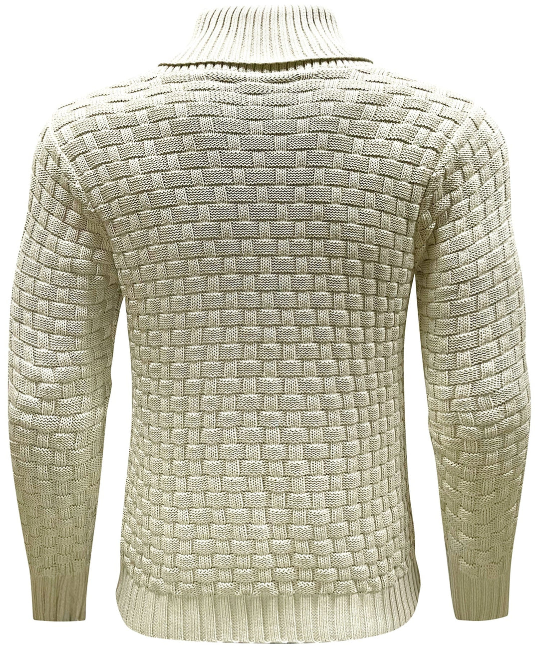 Callum | Men’s Textured Button-Collar Knit Pullover