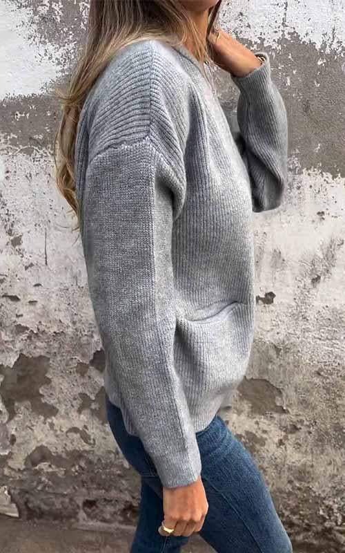 Avery | Zip-Up Knit Cardigan