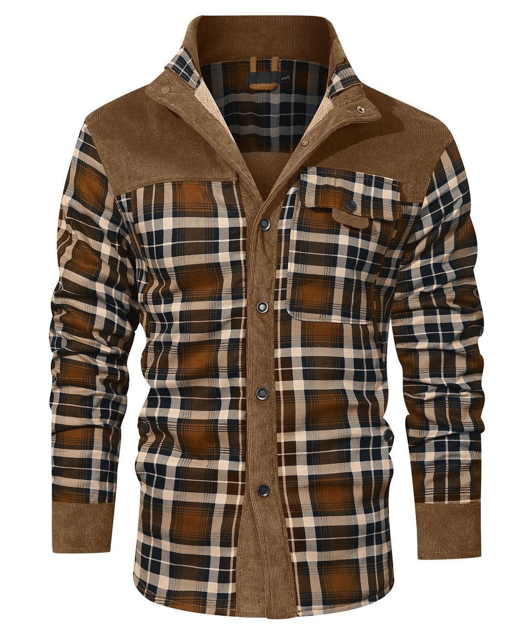 Wanderer | Men’s Checked Flannel-Lined Jacket