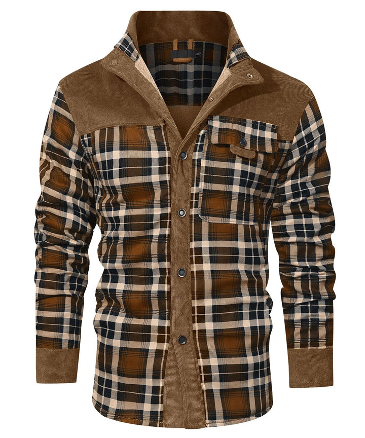 Wanderer | Men’s Checked Flannel-Lined Jacket