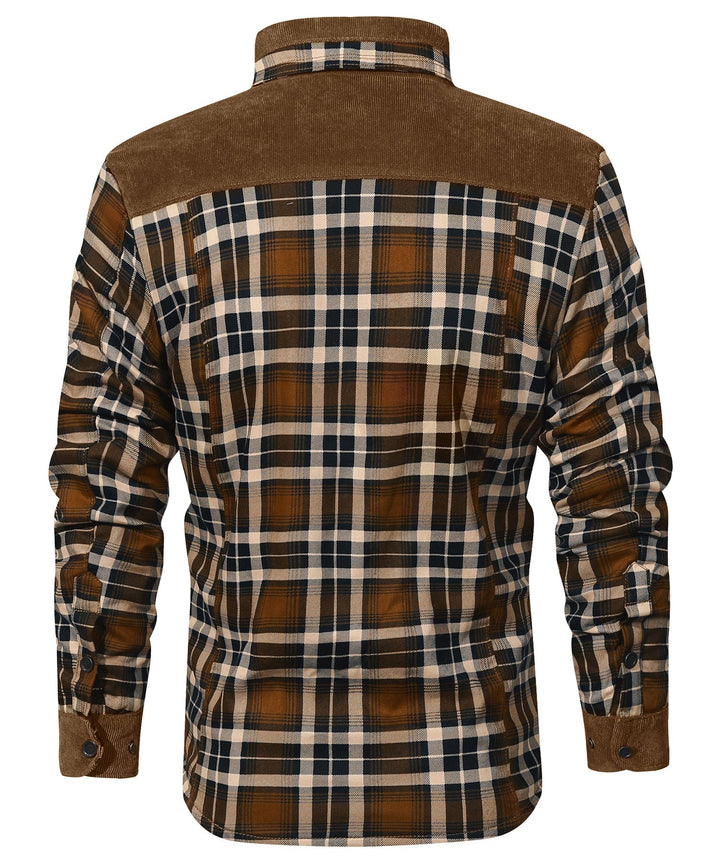 Wanderer | Men’s Checked Flannel-Lined Jacket