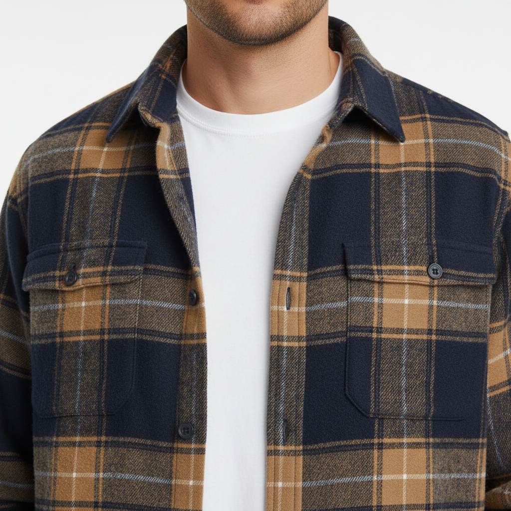 Everett | Men's Check Button-Down Shirt