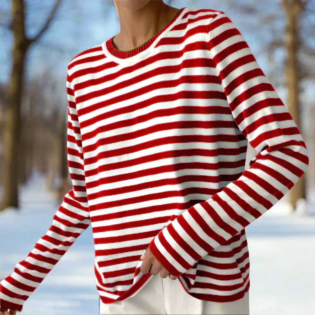 Camilla | Women Spring Long Sleeve Striped Top