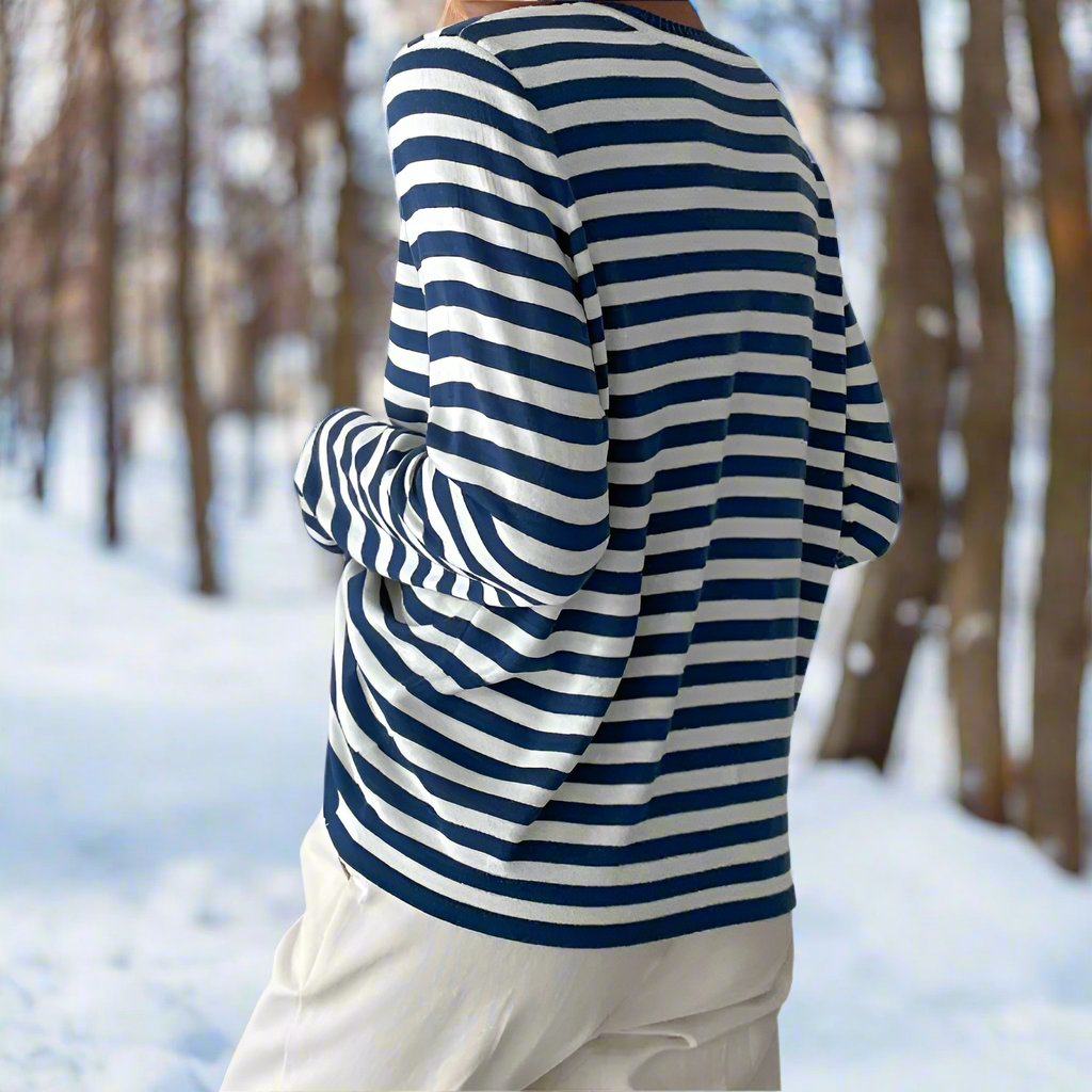Camilla | Women Spring Long Sleeve Striped Top