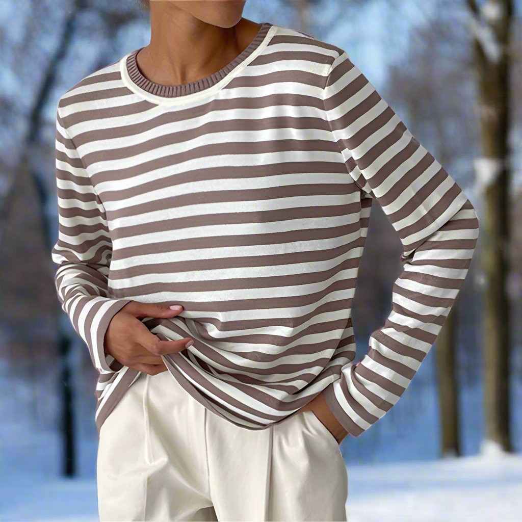 Camilla | Women Spring Long Sleeve Striped Top