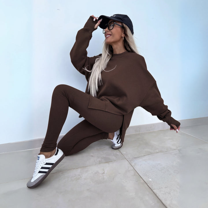 Nerina | Relaxed Sweatshirt & Trouser Set