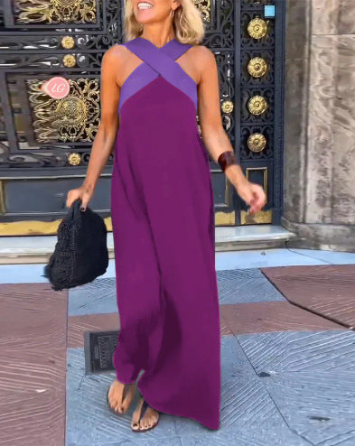 Amara | Cross-Neck Relaxed Summer Dress