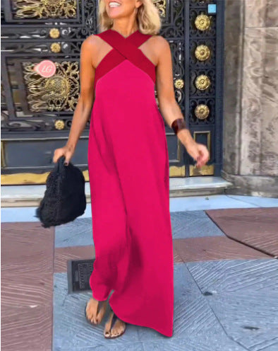 Amara | Cross-Neck Relaxed Summer Dress