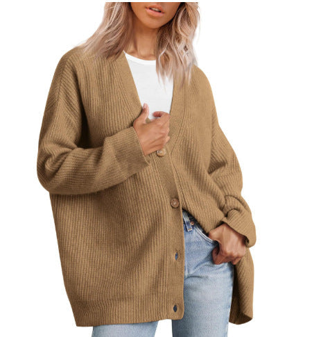 Women’s Winter Button Up Casual Knit Cardigan
