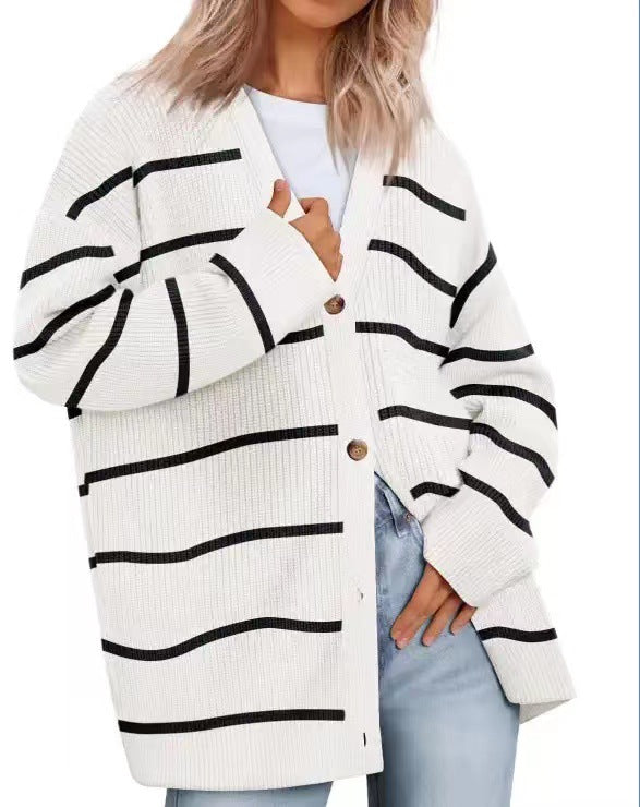Women’s Winter Button Up Casual Knit Cardigan
