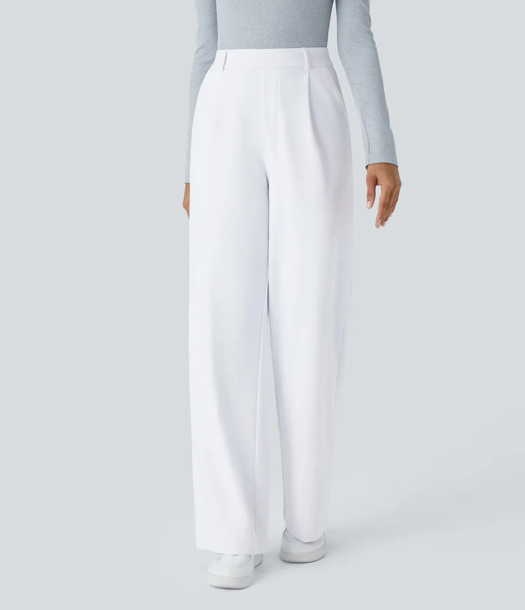 Celeste | High-Waist Straight-Leg Trousers