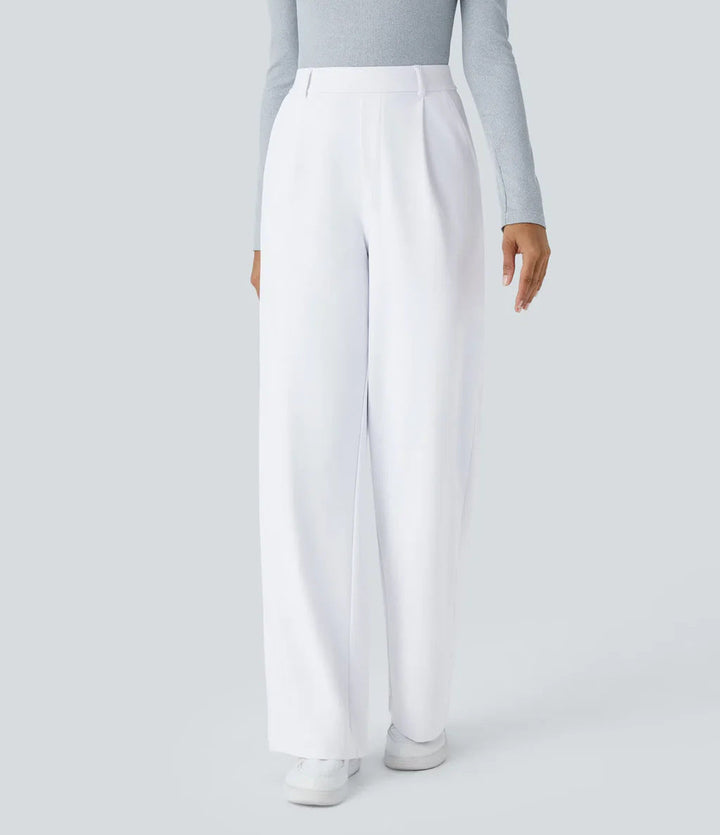 Celeste | High-Waist Straight-Leg Trousers