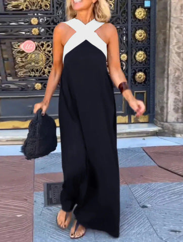 Amara | Cross-Neck Relaxed Summer Dress