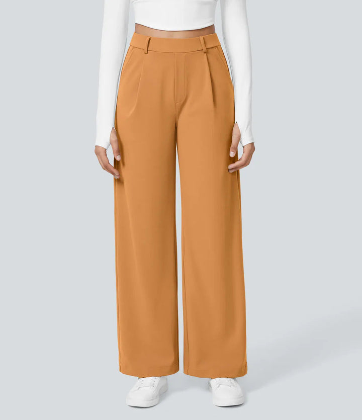 Celeste | High-Waist Straight-Leg Trousers