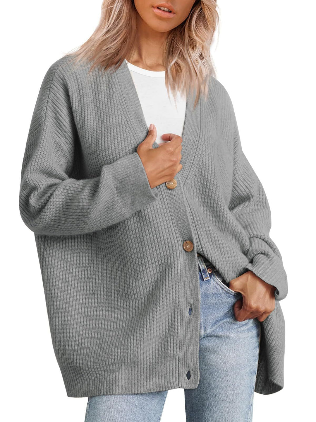 Women’s Winter Button Up Casual Knit Cardigan