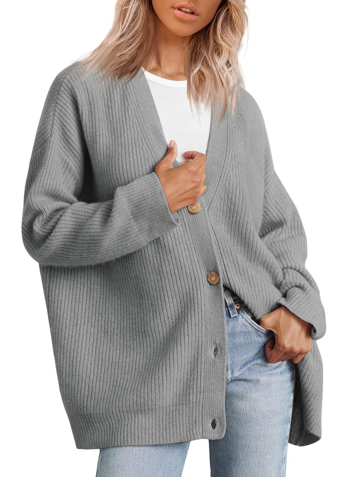 Women’s Winter Button Up Casual Knit Cardigan