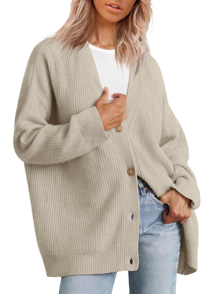 Women’s Winter Button Up Casual Knit Cardigan