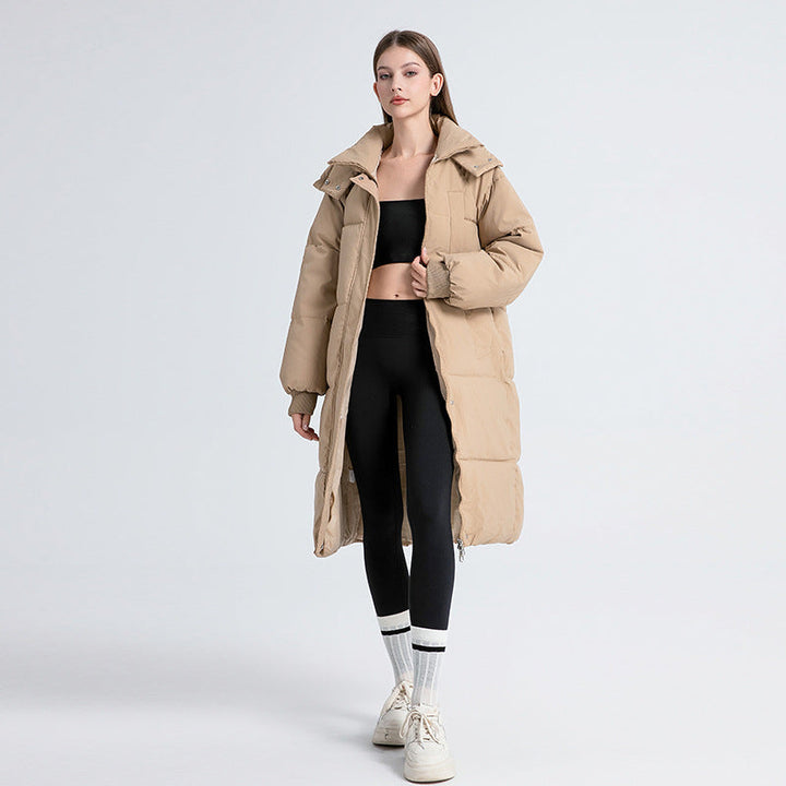 Nadia | Long Hooded Puffer Coat