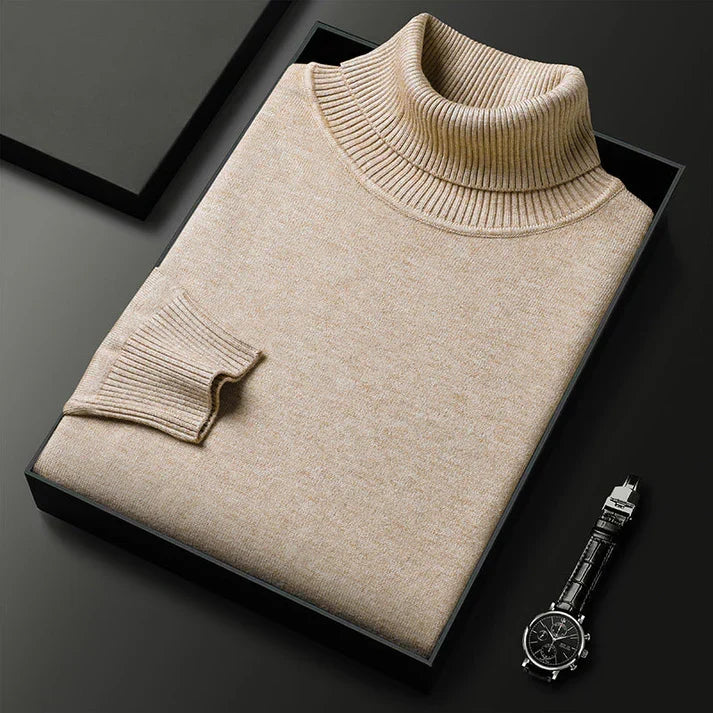 Everett | Men’s Stretch Turtleneck Jumper