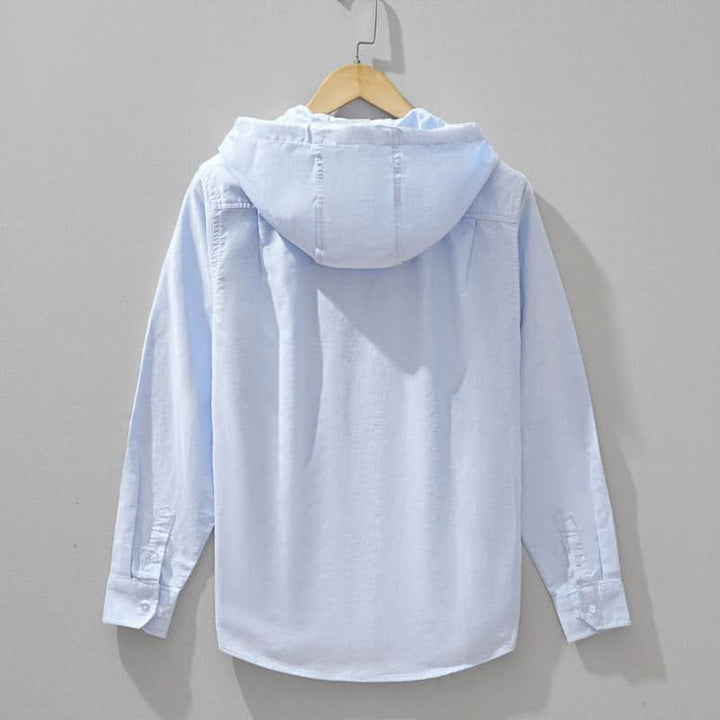 Arden | Linen-Blend Hooded Pullover