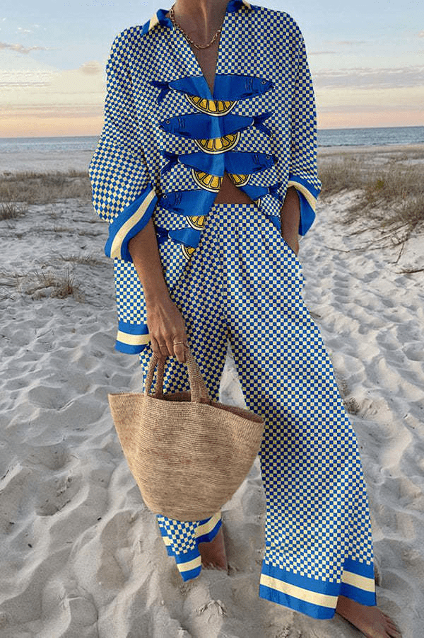 Yareli | Relaxed Shirt & Trouser Set