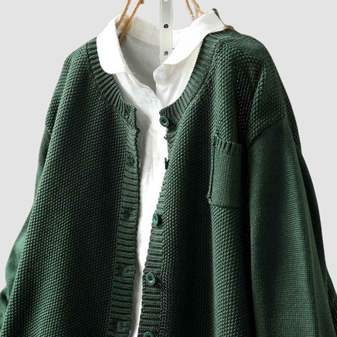 Cecily | Women’s Relaxed Knit Cardigan with Button Front