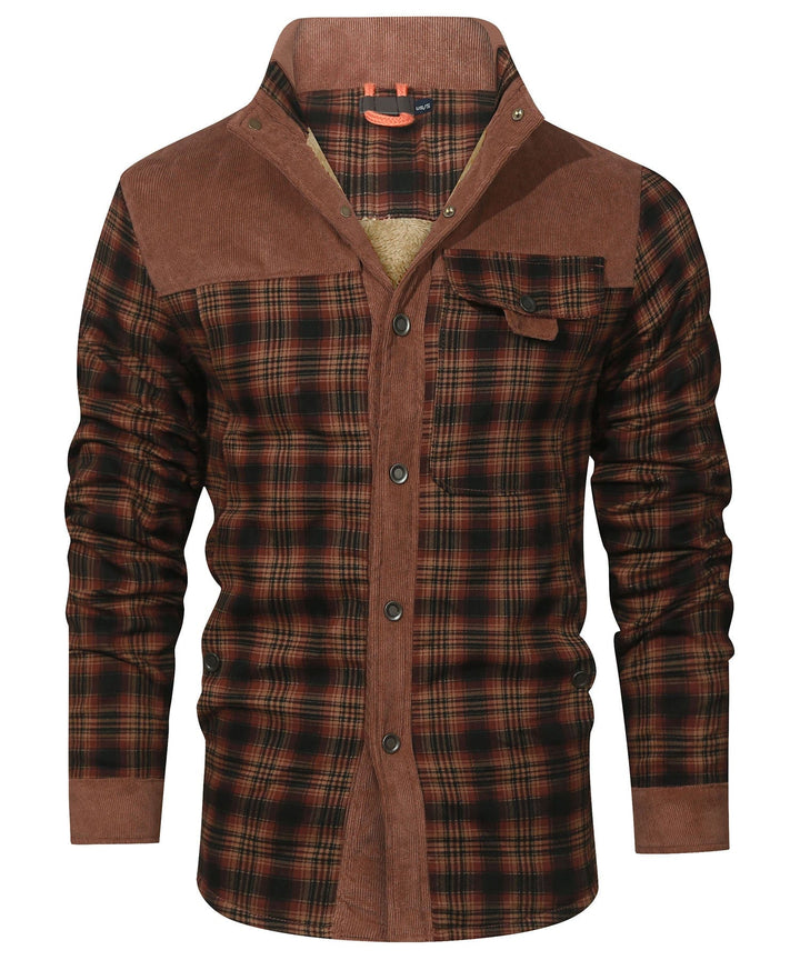 Wanderer | Men’s Checked Flannel-Lined Jacket