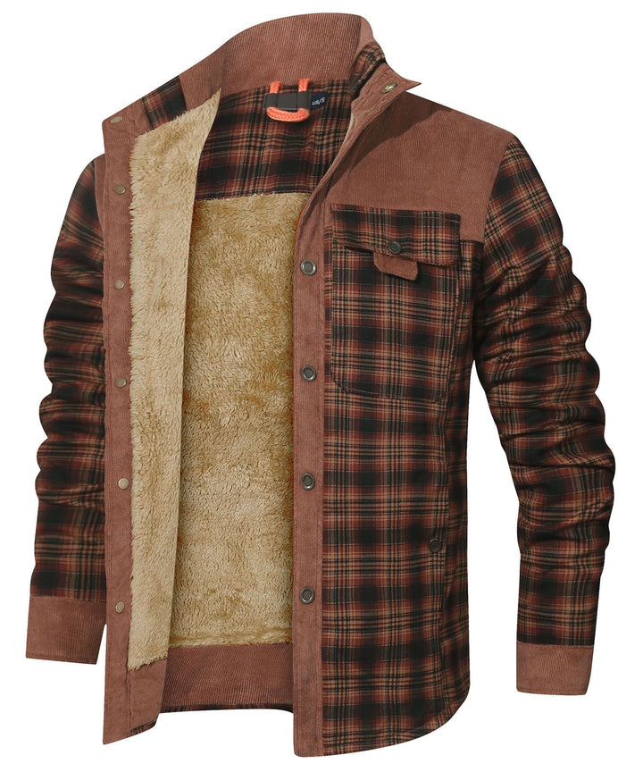 Wanderer | Men’s Checked Flannel-Lined Jacket