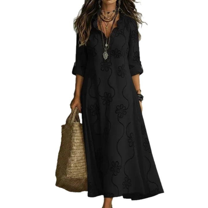 Seraphina | Embroidered Maxi Dress