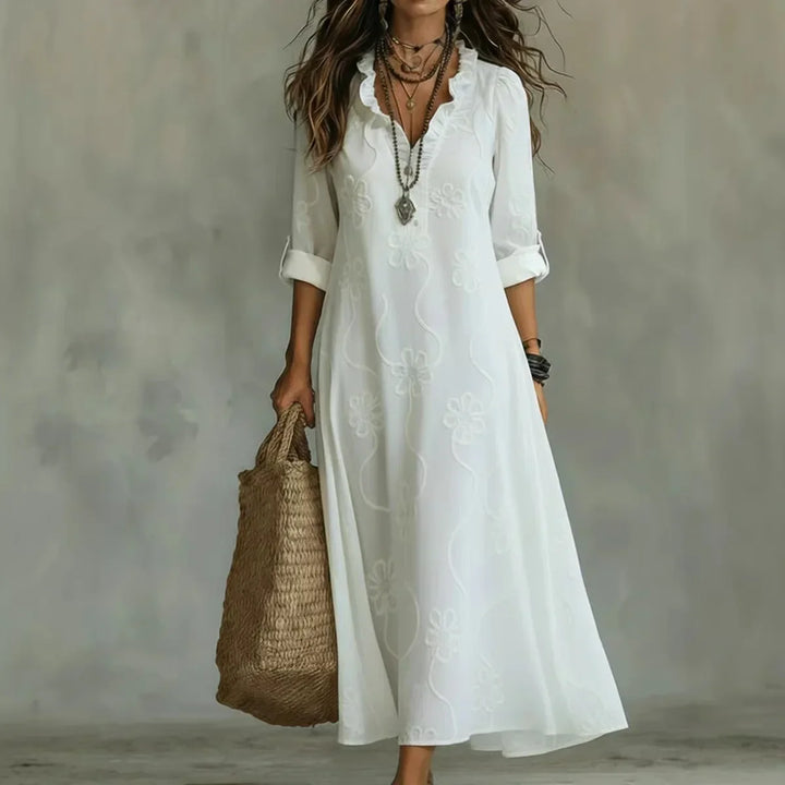 Seraphina | Embroidered Maxi Dress