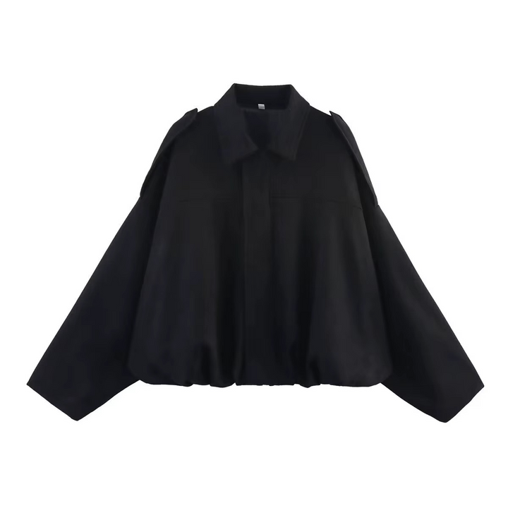 Fiora | Suede Bomber Jacket