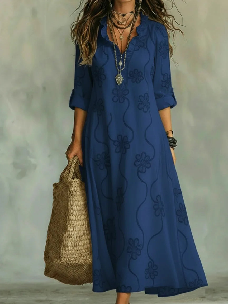 Seraphina | Embroidered Maxi Dress